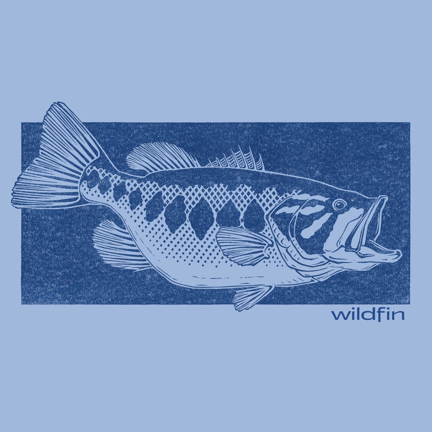 Largemouth Bass Block T-Shirt