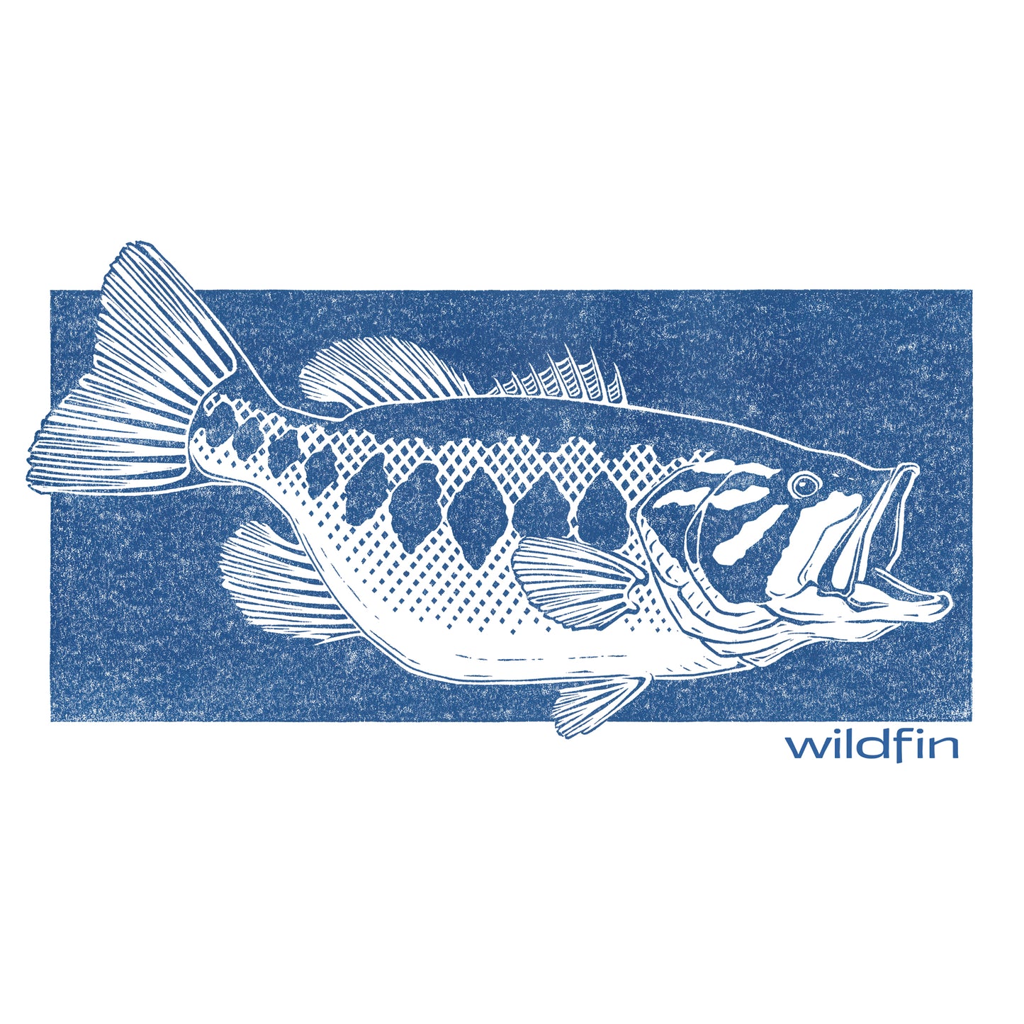 Largemouth Bass Block T-Shirt