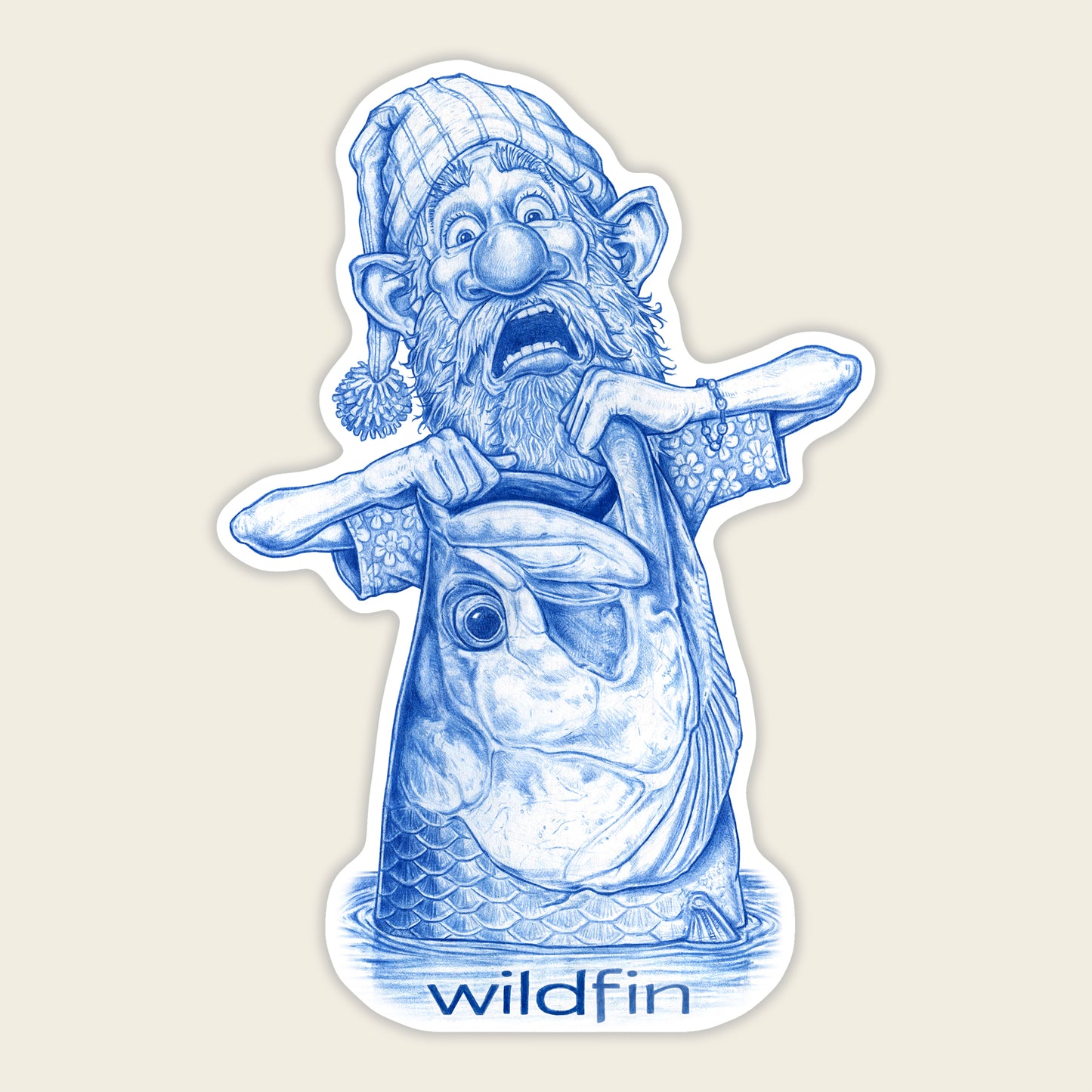 Tarpon Gnome Sticker