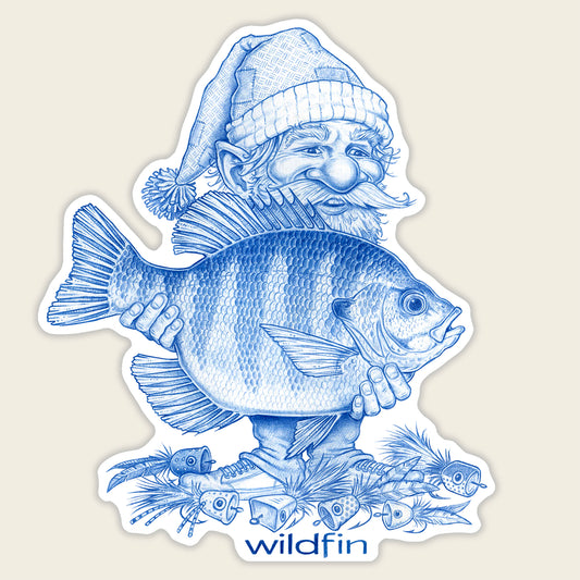 Bluegill Gnome Sticker