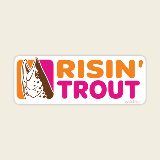 Risin' Trout Sticker