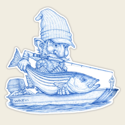 Rockfish Gnome Sticker