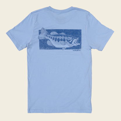 Largemouth Bass Block T-Shirt